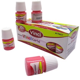 PINTURA VINCI 25ML COLOR ROSA MEXICANO