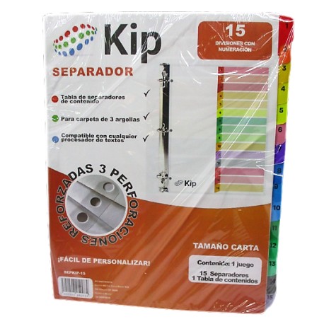 SEPARADOR KIP 15 DIVISIONES