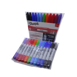 MARCADOR PERMANENTE COLORES SURTIDOS SHARPIE DOBLE PUNTA