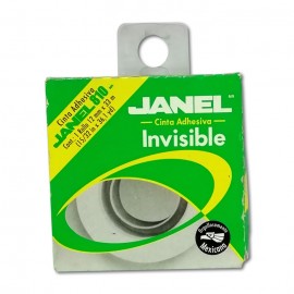 CINTA ADHESIVA INVISIBLE JANEL 810 12 MM X 33 MTS