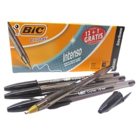 BOLIGRAFO BIC CRISTAL INTENSO NEGRO EXTRAGRUESO