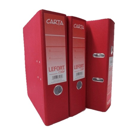 REGISTRADOR RADO LEFORT TAMAÑO CARTA ROJO