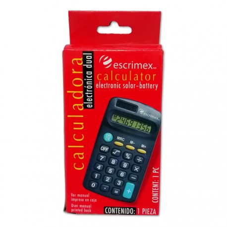 CALCULADORA 8 DIGITOS SOLAR ESCRIMEX