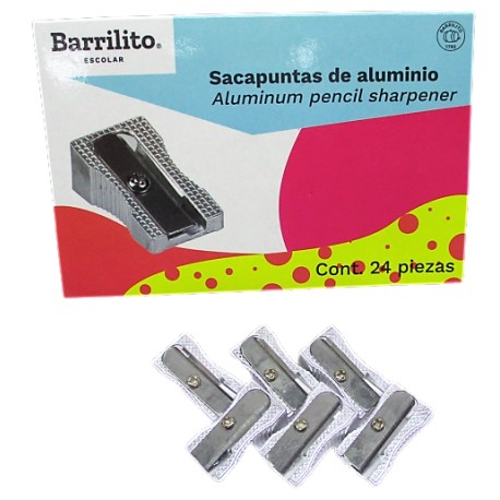 SACAPUNTAS METALICO DIAGONAL BARRILITO