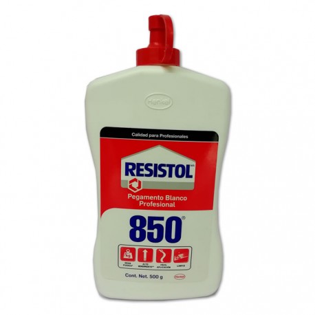 PEGAMENTO LIQUIDO BLANCO PROFESIONAL RESISTOL 850 DE 500 GRAMOS