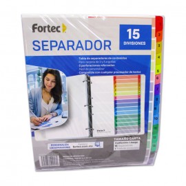 SEPARADORES FORTEC 15 DIVISIONES