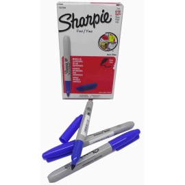 MARCADOR PERMANENTE FINO AZUL SHARPIE