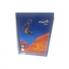 CUADERNO PROFESIONAL ESPIRAL CUADRO GRANDE 7MM 100 HOJAS ESTRELLA STAR KID