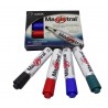 MARCADOR PARA PIZARRON MAGISTRAL ALUMINIO ESTUCHE CON 4 COLORES